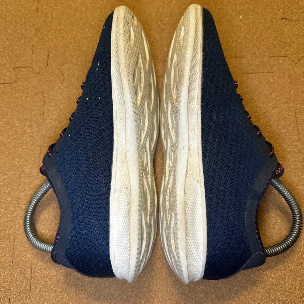 Skechers GOstep Navy Pink Mesh Walking Shoes Sneakers 14500 Womens‎ Size 6 Comfy